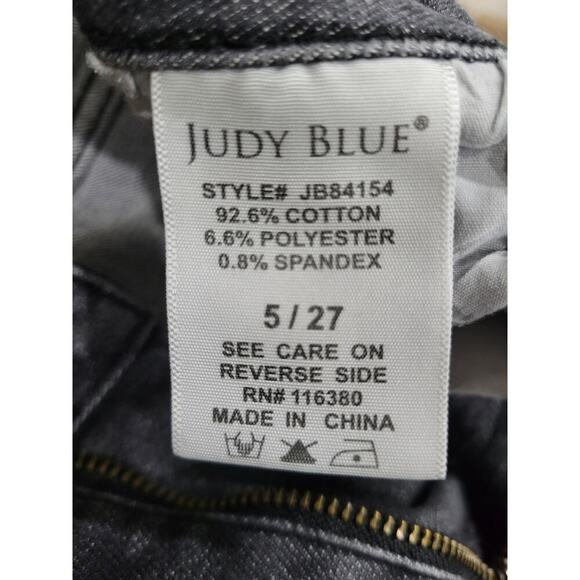 Judy Blue Women's Skinny Fit‎ Jeans Size 5/27 Charcoal Black JB84154 - Picture 10 of 10